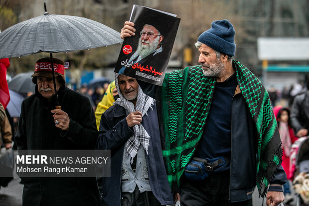 راهپیمایی روز جهانی قدس در تهران