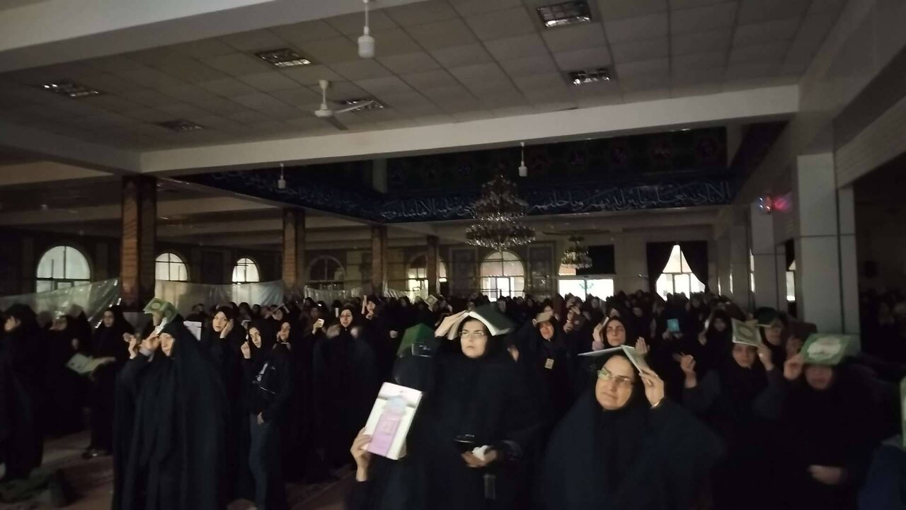 احیای شب بیست و سوم ماه مبارک رمضان در آستانه اشرفیه
