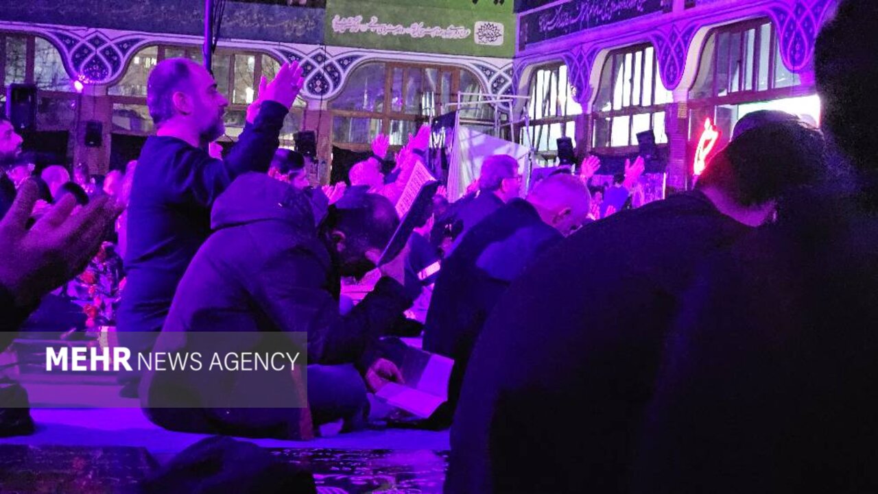 شب قدر در گلزار شهدای رشت