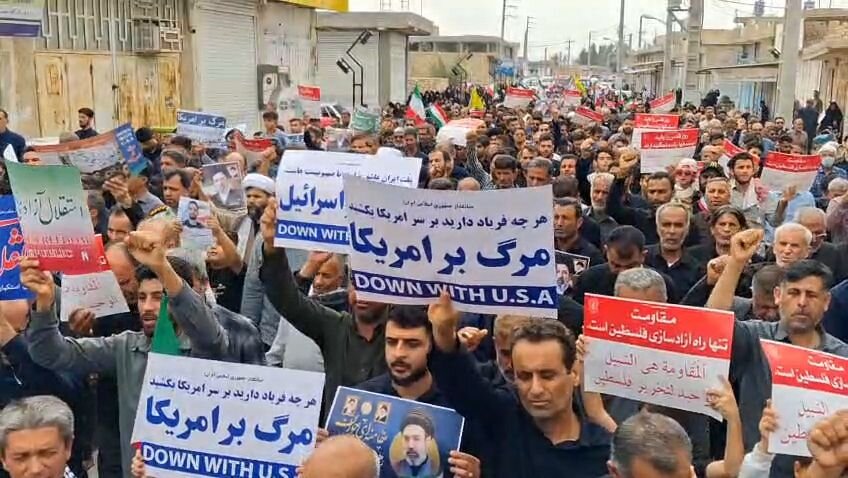 راهپیمایی روز قدس در آبدان