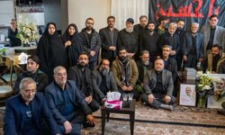 هنرمندان قمی با خانواده شهید سپهبد عبدالرحیم موسوی دیدار کردند
