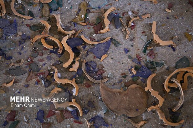 آثار تجاوز آمریکایی - صهیونی به بناهای تاریخی سنندج