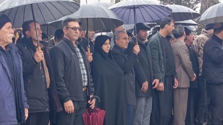 حماسه اشک و استقامت در ایوان؛ آسمان در سوگ شهدایی که گریست