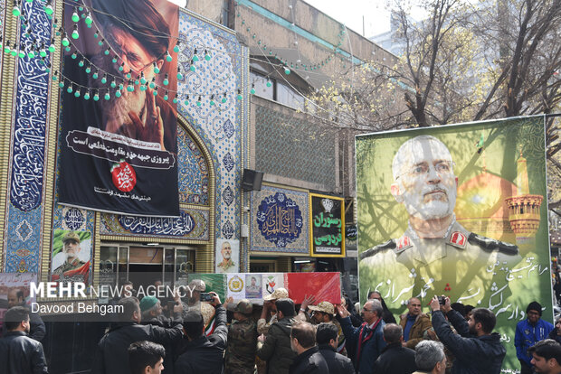 تشییع پیکر مطهر سردار «محمد شیرازی» در مشهد
