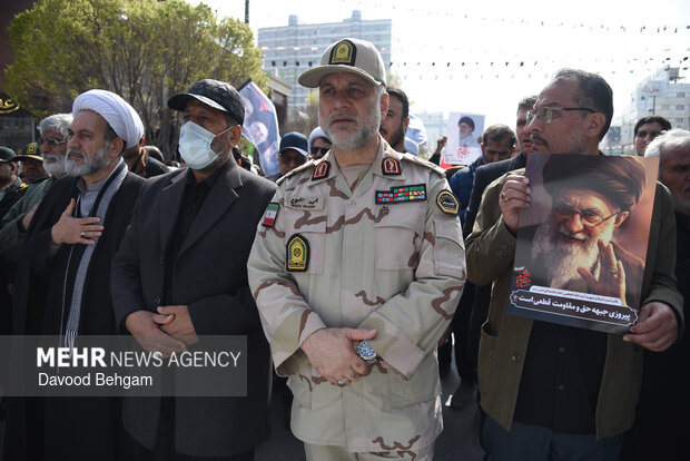 تشییع پیکر مطهر سردار «محمد شیرازی» در مشهد