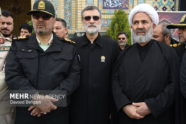 تشییع پیکر مطهر سردار «محمد شیرازی» در مشهد