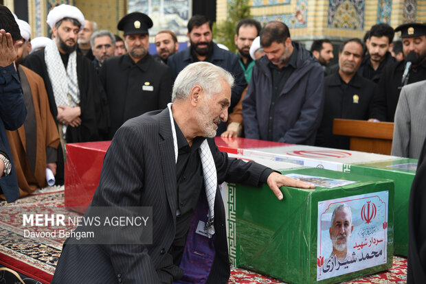 تشییع پیکر مطهر سردار «محمد شیرازی» در مشهد