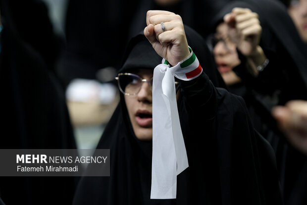 مراسم تجدید میثاق جنبش دانشجویی با آرمان های امام شهید