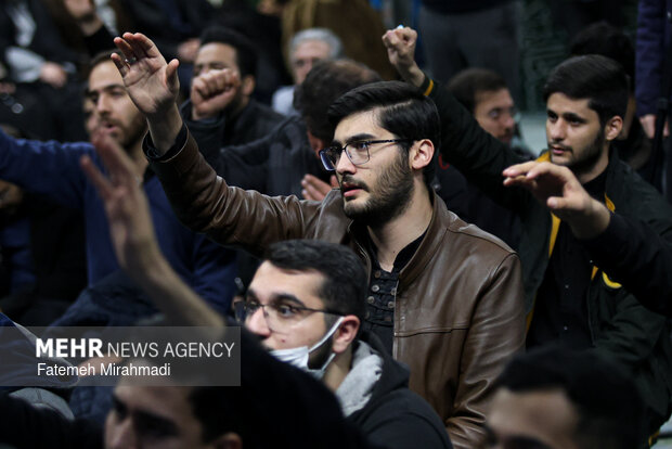 مراسم تجدید میثاق جنبش دانشجویی با آرمان های امام شهید