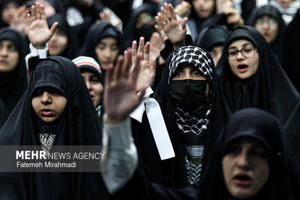 مراسم تجدید میثاق جنبش دانشجویی با آرمان های امام شهید