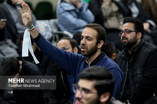 مراسم تجدید میثاق جنبش دانشجویی با آرمان های امام شهید