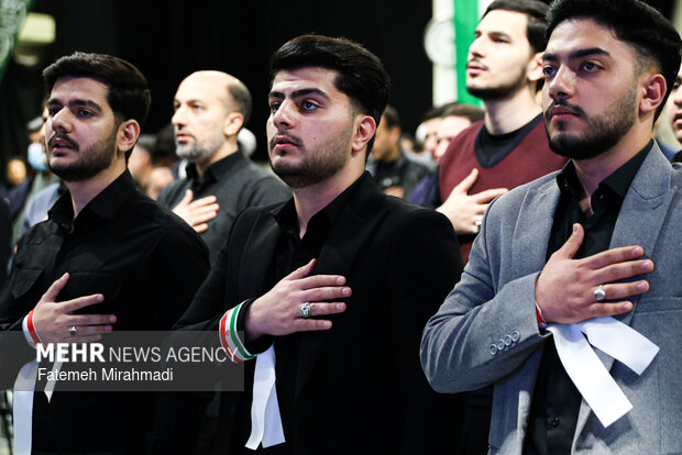مراسم تجدید میثاق جنبش دانشجویی با آرمان های امام شهید