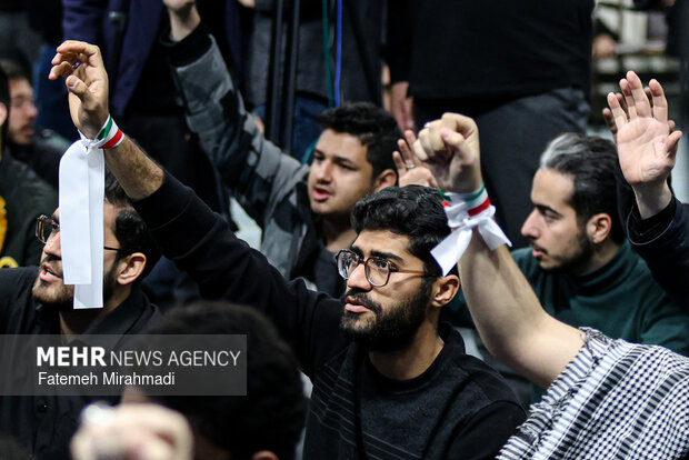 مراسم تجدید میثاق جنبش دانشجویی با آرمان های امام شهید