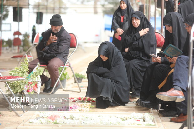 وداع با پیکر شهدای حملات صهیونی-آمریکایی