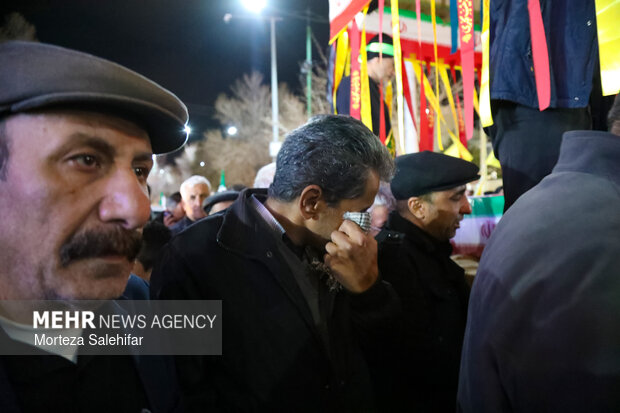 تشییع پیکر شهید «سجاد نادری زانیانی» در شهرکرد