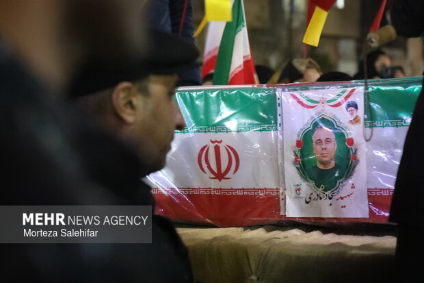 تشییع پیکر شهید «سجاد نادری زانیانی» در شهرکرد