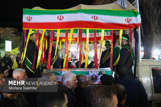 تشییع پیکر شهید «سجاد نادری زانیانی» در شهرکرد