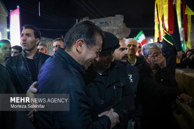 تشییع پیکر شهید «سجاد نادری زانیانی» در شهرکرد