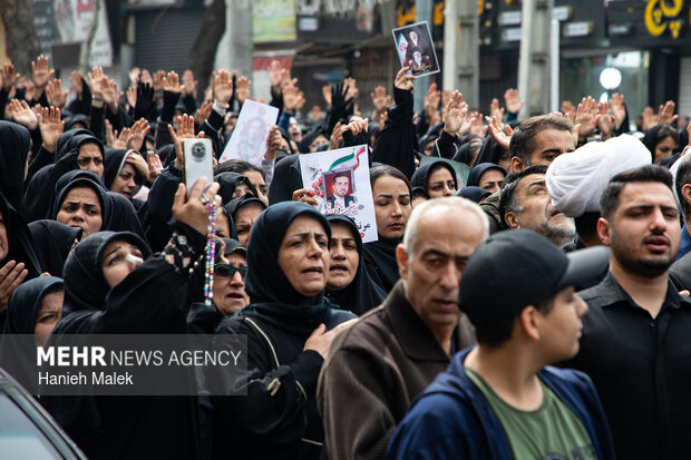 وداع پرفروغ گلستان با۲شهید دفاع از میهن؛ پاسخ حماسی مردم به تجاوز دشمن