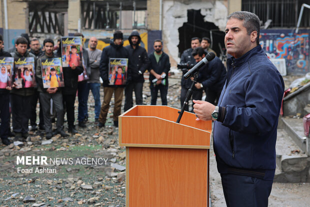 تجمع فرهنگیان و دانش آموزان در محکومیت جنایات آمریکایی صهیونیستی