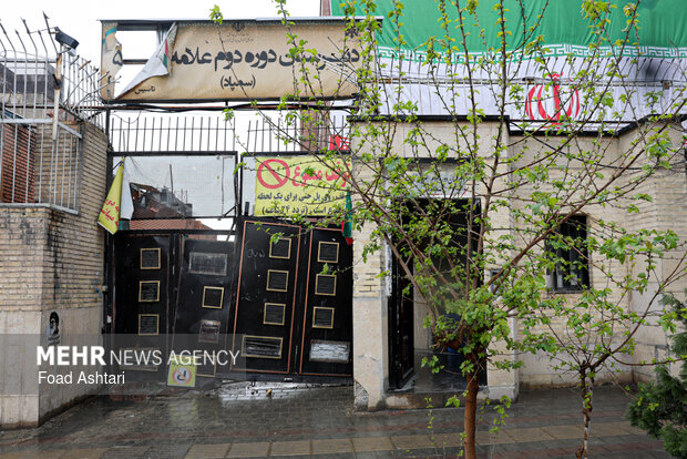 تجمع فرهنگیان و دانش آموزان در محکومیت جنایات آمریکایی صهیونیستی