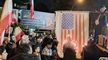 پلاتو خبرنگار مهر از اجتماع چهارشنبه سوری مازندران