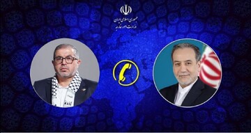 گفتگوی عضو دفتر سیاسی و رئیس دفتر روابط عربی و اسلامی حماس با عراقچی