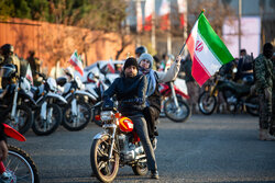 رژه موتوری جوانان در سمنان