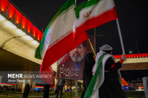 رژه خودرویی مردم شیراز