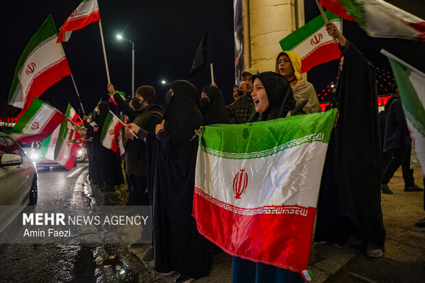 رژه خودرویی مردم شیراز