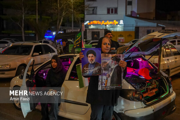 رژه خودرویی مردم شیراز