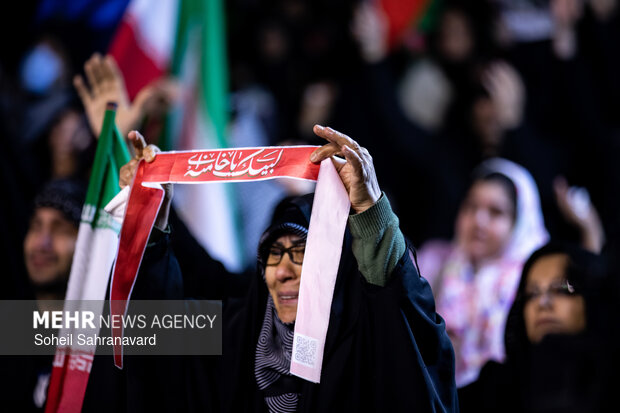 اجتماع حمایت از رزمندگان در مقابله با دشمن آمریکایی - صهیونی