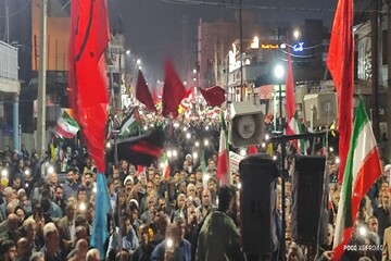 گچسارانی‌ها برای دفاع از وطن به خیابان‌ها آمدند؛جان می‌دهیم اما خاک نه