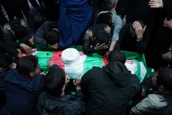 آیین وداع با شهید «مهدی چنگایی» در خرم‌آباد