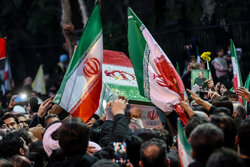 مراسم تشییع شهید علی لاریجانی در قم آغاز شد