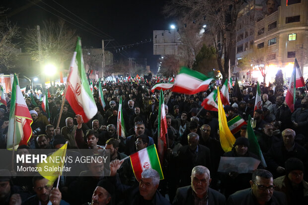 آتش خشم شهرکردی‌ها بر جنایات آمریکا و رژیم صهیونی