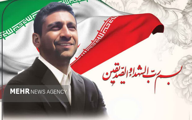 وداع با پیکر شهید حداد در دامغان