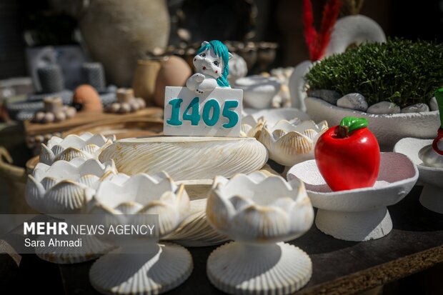 بازار گل و گیاه مشهد در آستانه عید نوروز