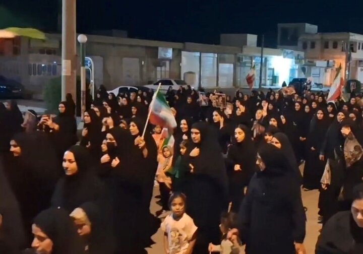 راهپیمایی مردم ولایتمدار آبدان