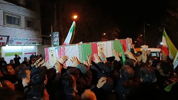 وداع باشکوه مردم ارومیه با ۶ شهید مرزبانی آذربایجان غربی
