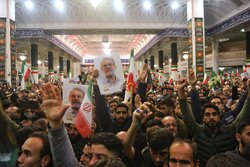مراسم ملی اربعین شهادت دکتر لاریجانی در قم آغاز شد