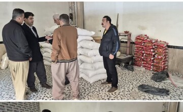 کشف دو انبار بزرگ احتکار برنج و آرد در مریوان