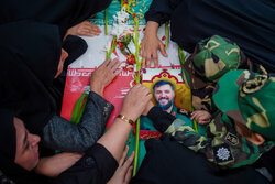 مراسم وداع با شهدای اقتدار وطن در حرم شاهچراغ(ع)