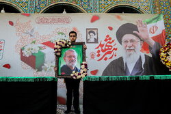 تشییع پیکر مطهر شهید «علی لاریجانی» در قم