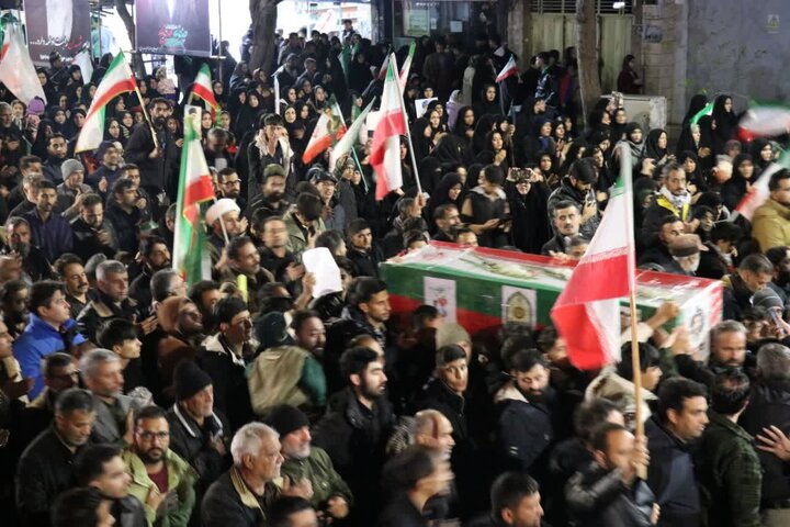 وداع با پیکر مطهر شهید «سجاد باتقوا» در تربت جام