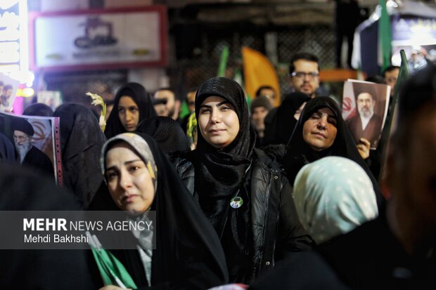 وداع با شهید لاریجانی در قم