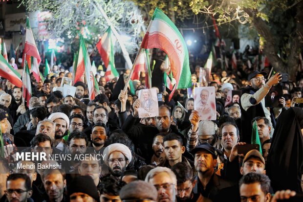 وداع با شهید لاریجانی در قم