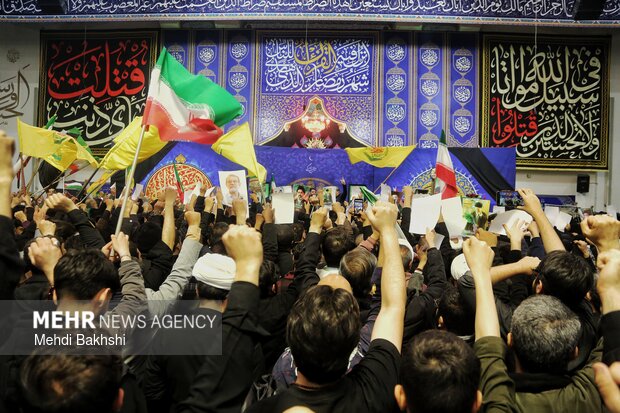 وداع با شهید لاریجانی در قم