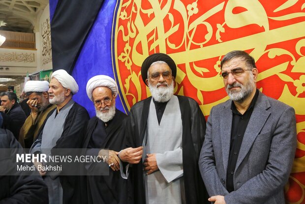 وداع با شهید لاریجانی در قم