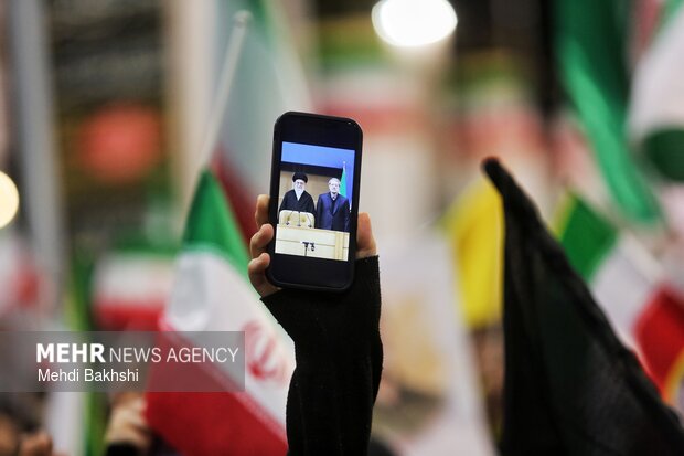 وداع با شهید لاریجانی در قم